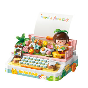 FEIMI | Officially Licensed Flower Field Typewriter Building Blocks