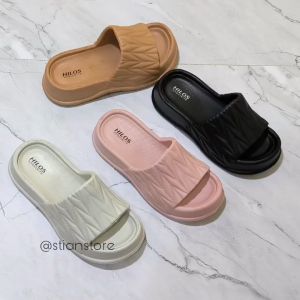 HILOS Sendal Selop Wedges Desain Unik Nyaman Cocok Untuk Acara Formal dan Informal