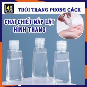 Chai Chiết Mỹ Phẩm Nắp Bật 30ML/50ML Đựng Gel Rửa Tay  Dầu Gội  Sữa Tắm - Chai Nhựa Rỗng Trong Suốt - Chai Nhựa PET Mang Du Lịch