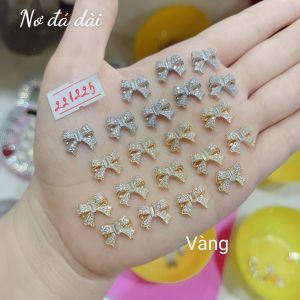 Charm Nơ đá siêu sáng hàng cao cấp không bay màu - Charm nail đính móng cao cấp mẫu mới 2023