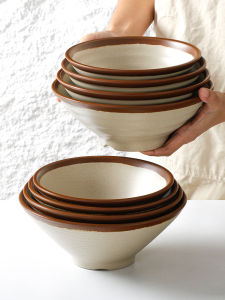 Xiangyuan Beautiful Melamine Dinnerware Bowl for Noodle Shops Commercial Use Rice Noodles Dumplings Soup Bowls Large Size