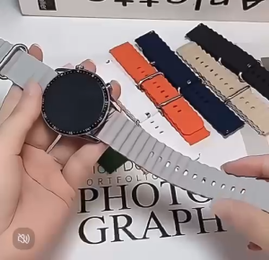 Strap For Black Shark Watch GT3  Black Shark Watch GT3 Neo / Black Shark GT  Black Shark Watch GT Neo / Black Shark Watch GS3 Ocean Design Silicone Strap