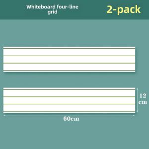 Xinguo Magnetic White-Board Four-Line Grid Pinyin Matts Drawing Line Grid English Letters Blackboard Paste Writing Erasable Portable Magnetic Stickers Whiteboard Magnetic Water-Based Paint Pen Writing Board Primary School Student Magnetic Paste Blackboard