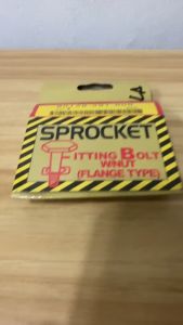 SPROCKET FITTING BOLT WITH NUT (FLANGE TYPE)