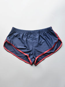 Low Waist Mens Sporty Ultra Shorts Breathable Quick Dry Elastic Mesh Loose Home Athletic Training Running Two Piece Pants