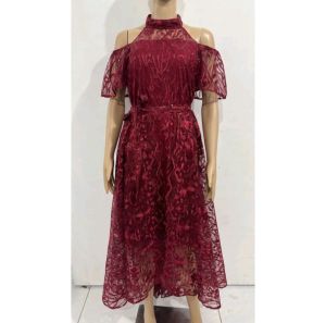 Long Dress Bridesmaid Korean Style Gaun Pesta Kondangan Shanghai Neck Elysse-268