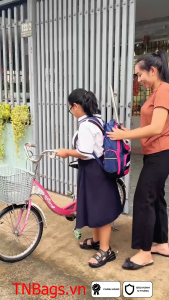 Balo Đi Học Chống Gù Nữ TNBags Smart Pink TN.B.3112 Màu Hồng Cao Cấp Nhiều Ngăn Tiện Lợi Chống Nước Mở Rộng 180 Độ Dễ Thương Xinh Xắn!