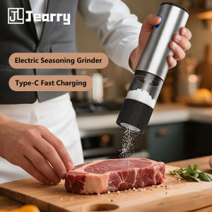 Jearry Electric Pepper Mill Sichuan Pepper Sea Salt Black Pepper Grinder Spice Grinder and Powder Mill Kitchen Tool