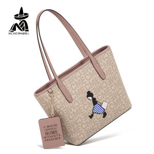 2025 New Womens Tote Bag Large Capacity Handbag Commuter Shoulder Bag Korean Style Casual Fashion PU Leather Handbag