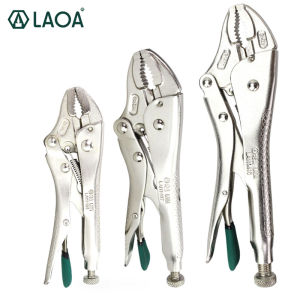 LAOA 5inch 7inch 10 inch Welding Tool Straight Jaw Lock Mole Plier Vice Grips Pliers set Locking pliers round nose