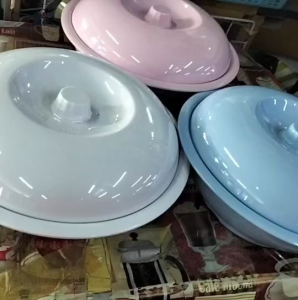 โถข้าวเมลามีน10นิ้ว(เมลามีนแท้)มี3สี