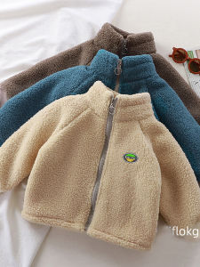 Kids Casual Outwear Fleece-lined Thickened Warm Coat Boys and Girls K-style Fall and Winter New Arrival Going out Winter Clothing Kids Clothing