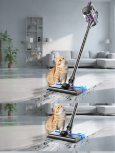 Wireless Handheld Vacuum Cleaner High Suction Mopping Integrated Automatic Cleaning Pet Hair Removal Dust 2298