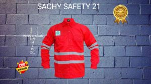 BAJU WEARPACK SAFETY K3 ATASAN BAJU BENGKEL PROYEK LAPANGAN