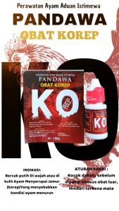 PANDAWA KO 10 ml - obat korep ayam ampuh 24 jam