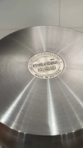Nồi inox 430 Fivestar Nắp Kiếng Size 26cm