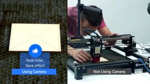 🔥🔥CHRIS SCULPFUN CAM500 Camera 5MP Pixel 120° Wide-angle Lens Image Tracing with 400x400mm Working Area for Sculpfun S6/S6 pro/S9/S10/S30/S30 Ultra series Laser Engravers