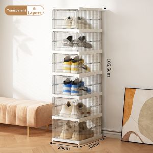 SONGE | Economical Easy Assembly Transparent Drawer Shoe Storage Box