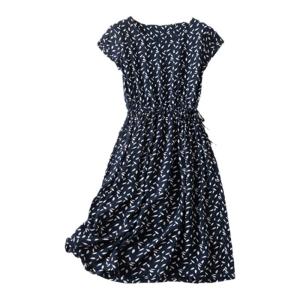 Summer New Cotton Silk Dress Mid-Length