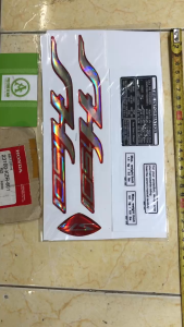 Bộ tem xe tay ga Honda SH 150i ( viền đỏ )