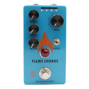 Pedal Đàn Guitar Mosky Flame Chorus 4 Chế Độ Hiệu Ứng Chorus Với Nút Điều Chỉnh Tốc Độ/sâu/bộ Trộn/giọng Nói Dành Cho Guitar Điện