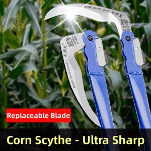 Multi-purpose Stainless Steel Sickle Long Handle