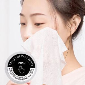 Tisu Basah Travel Press Portable Magical Hand Wiper / Tissue Basah Ajaib