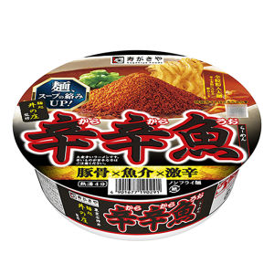 Sugakiya Instant Noodles Outdoor Popular Spicy Fish Flavor Pork Bone Broth Cup Noodles Quick Meal Japanese Brand Packaging