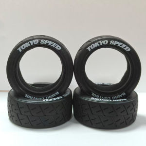 1/10 Rally Tires RC On-Road Tyres for Tamiya TT01 TT02 XV01 TA06 A959 – Street Drift