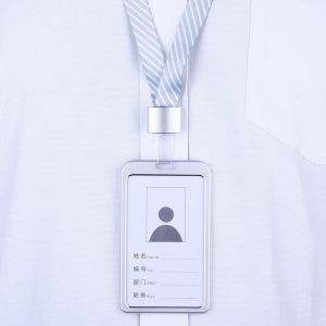 Hộp Đựng Thẻ Hợp Kim Nhôm Thời Trang Có Khóa Kim Loại Có Thể Khắc Bằng Laser Thẻ Làm Việc Thẻ Tham Dự Hội Chợ Thẻ Ngực Thẻ Thẻ Trong Suốt