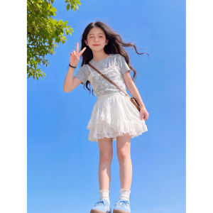 ZIRUIBABA | Chic Korean Style Knitted Polo Set Skirt For Girls Summer