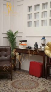 Elegant SKY BLUE Front Pocket Kaftan Abaya with Open-Front Closure - Single Item