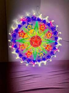 Capiz Lantern Christmas Decor (Tala parol 24” w/led light