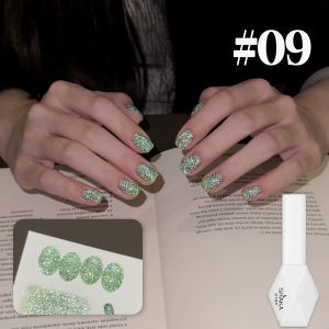 SHAKA Gel Sơn Móng Tay 1-16 Chiếc Bộ Màu Cam Xanh Đỏ Đa Năng Halloween Bộ Sưu Tập Mùa Hè Thu Huayu Xingchen 10Ml