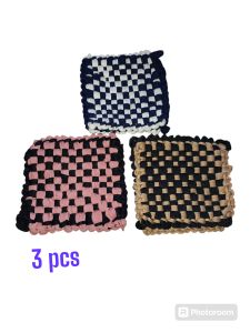 3 pcs cempal wajan panas/pegangan penahan panas/cempal anti panas