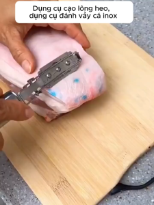 [HCM]Giá đỡ lưỡi dao cạo lông heo bằng thép không gỉ tiện dụng đa năng-Hesede