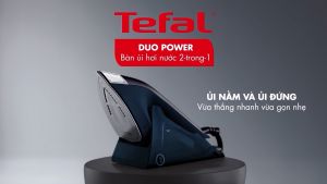 [DEAL RẺ CHẠM SÀN MUA LÀ CÓ QUÀ][SỐ LƯỢNG CÓ HẠN] Bàn ủi 2-trong-1 Tefal Duo Power kết hợp ủi hơi và cầm tay JF4032E0