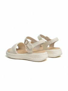 Reddragonfly | Summer Thick Bottom Magic Tape Soft Comfort Sheepskin Womens Sandals
