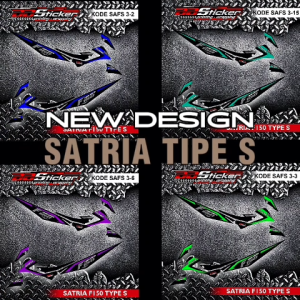 STRIPING MOTOR SUZUKI SATRIA FU 150 FACELIFT TIPE S | STICKER LIST SAFS 3 RACING