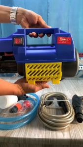 REAIM Jet Cleaner Biru Mesin Alat Cuci Steam Mobil dan Motor High Pressure Washer