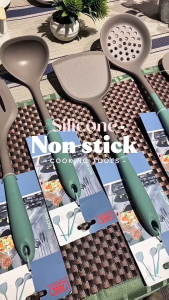 Silicone Non-Stick Cooking Tools Utensils Sandok Syanse Rice Spoon Spatula High Quality