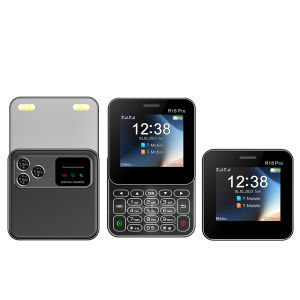SERVO | SERVO R18 PRO Mini Rotating Mobile Phone Magic Voice Speed Dial Blacklist 2G GSM 2.4" Screen Side Sliding Phone Dual SIM Standby