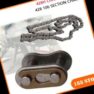 428H Chain Buckle 428 106 Section Chain for 50cc-250cc Off-Road Vehicle Two-Stroke Buckle Accessories