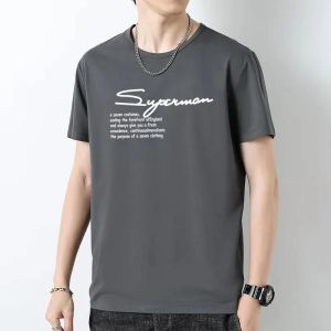 Áo Thun Cotton Cổ Tròn in Họa Tiết Mùa Hè Cho Nam Áo Thun Tay Ngắn Thường Ngày Thoáng Khí Thoải Mái Cho Mọi Mùa