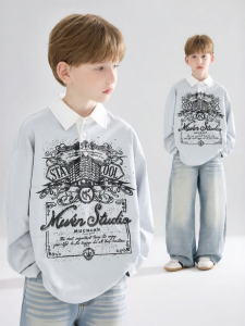 MUCMUKN | Cool Antibacterial Printed Polo Shirt for Boys