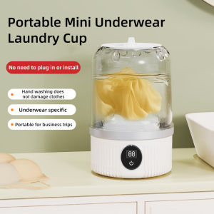 Mini Household Electric Washing Cup Underwear Socks Small Wireless Charging Washing Machine