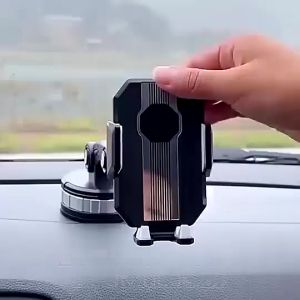 Holder Handphone Mobil 4 in 1: Dudukan Handphone Original di Dashboard Kaca Meja Bisa Potrait & Landscap HD-61