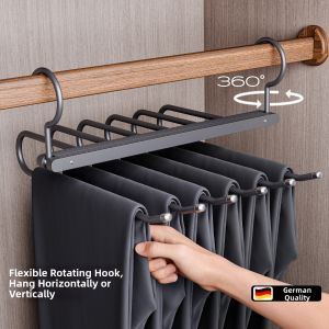 MINGZHI | Foldable Multifunctional Space-saving Pants Hanger
