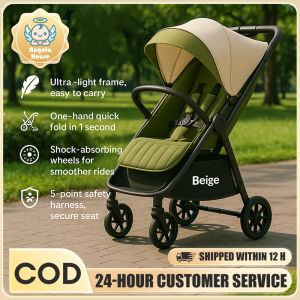 Baby Stroller Trolley Foldable Lightweight with Reversible Handle  Ligtas at Komportable Gamit na Gamit Araw-Araw