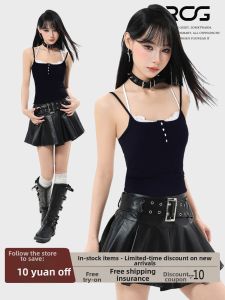 ARCG | Black Lace Sleeveless Short Tank Top